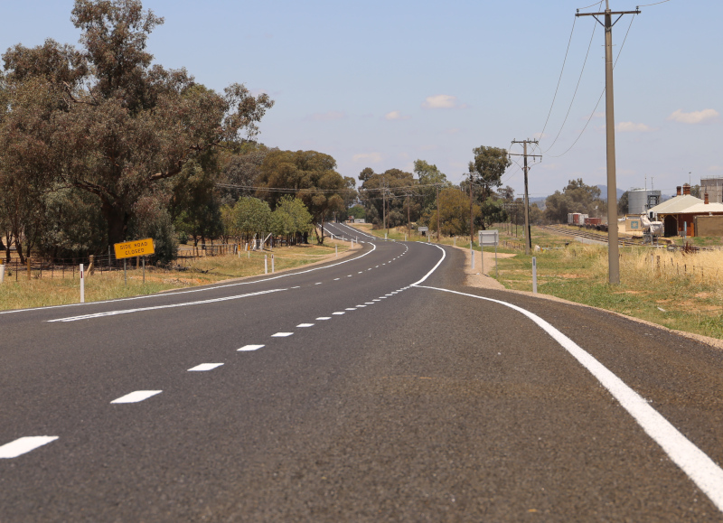 Byrnes Road rehabilitation works 