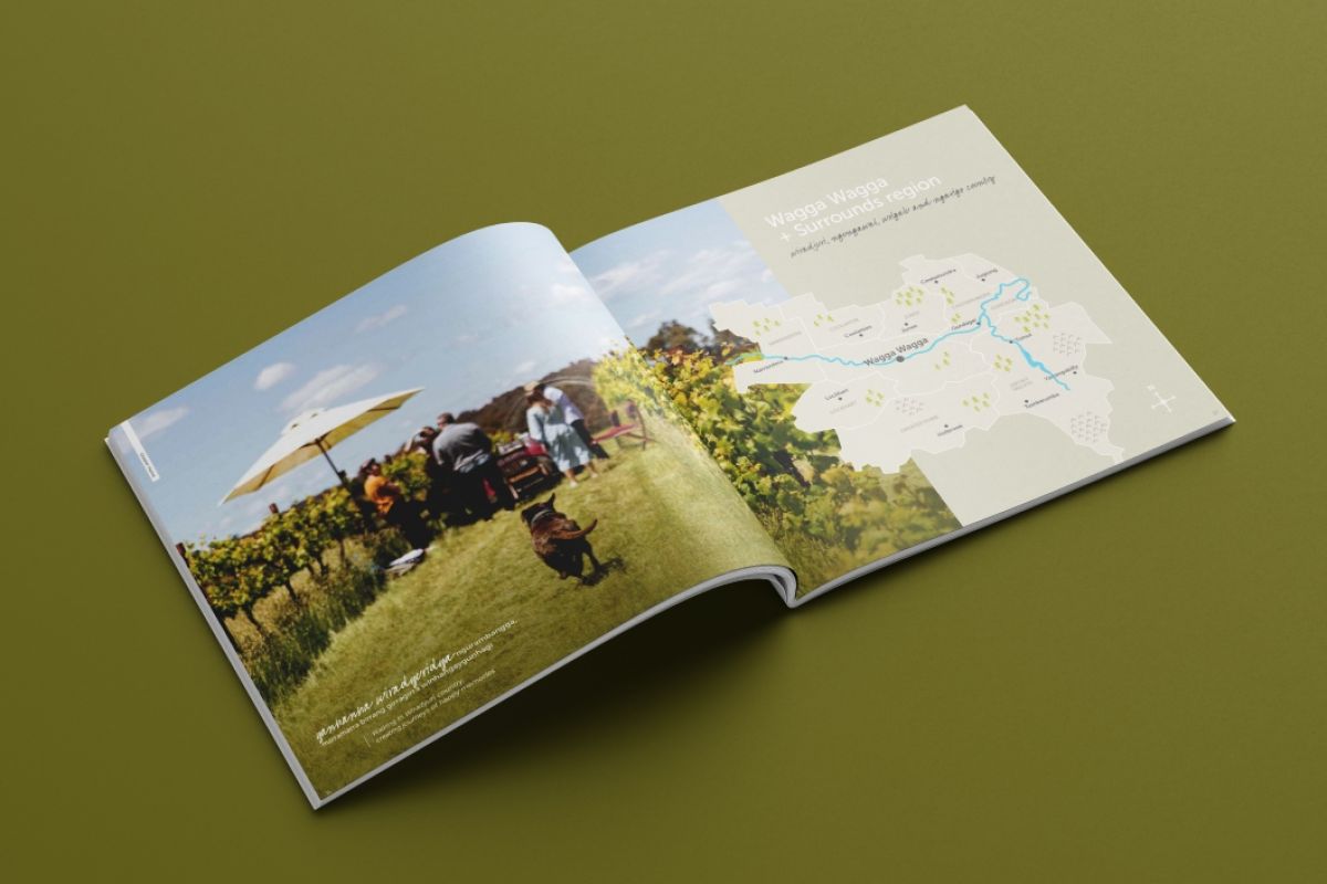 Inside spread from Wagga Wagga + Surrounds Visitor Guide