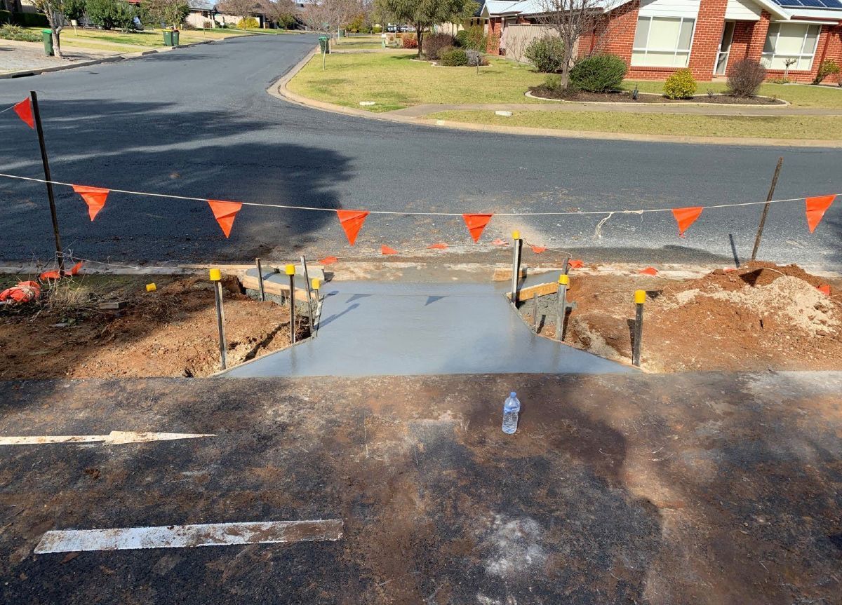 Three pram ramps have been installed on Mima Street to give residents access to ATP Kapooka Link.