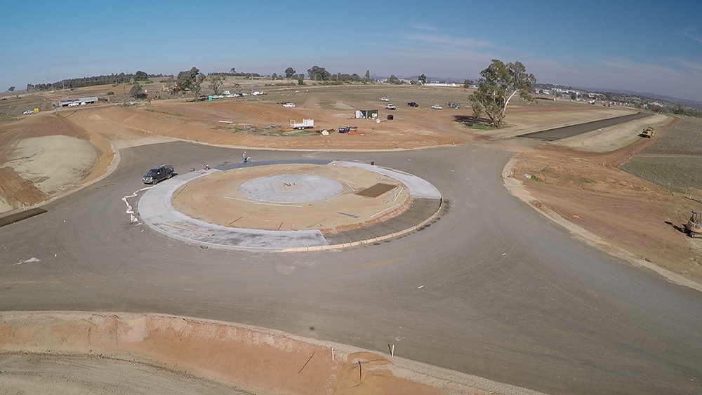 Western roundabout