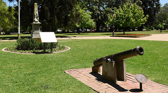 Collins Park memorial