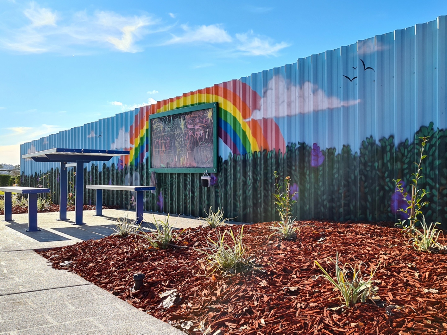 Garden transformation at the Wagga Lawn Cemetery & Crematorium's Forget-Me-Not Children's Section