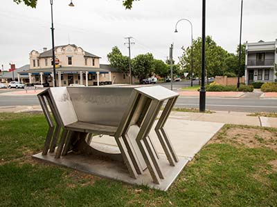 Hampden Bridge Bike Rack