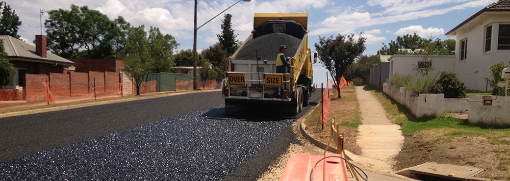 Resealing Mitchelmore Street