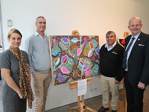 NaidocArtworkNews The winning Riverina Local Land Services Reconciliation artwork