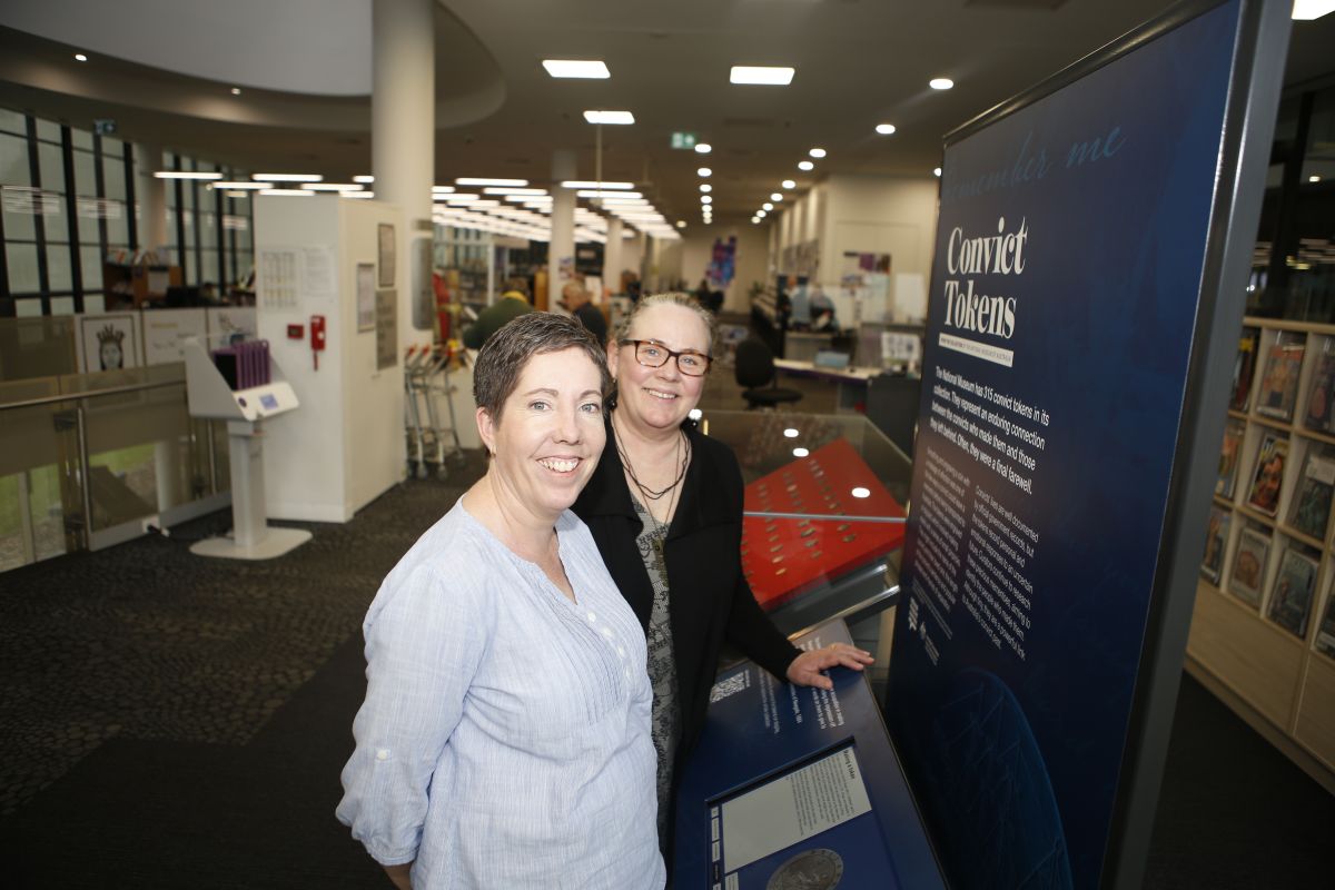 Library chosen to be the first to display new Convict Tokens exhibition
