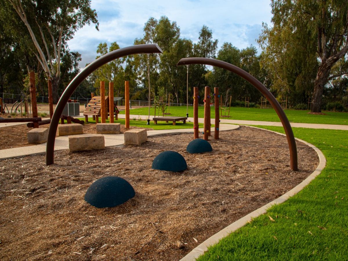 Completed Riverside playground