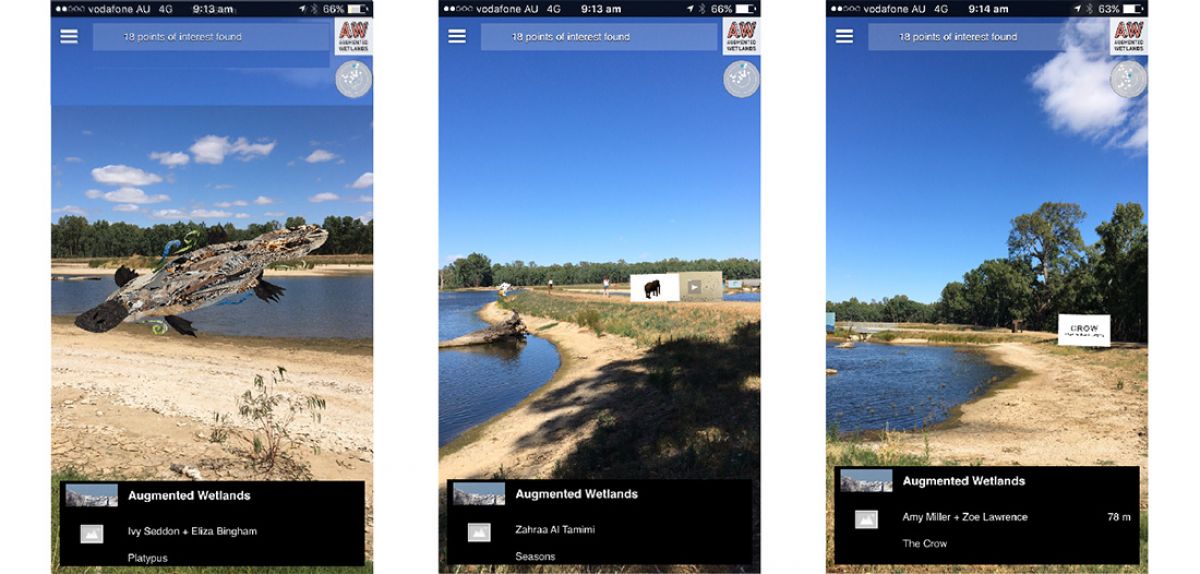Augmented Wetlands Screenshots