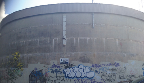 Before: Willians Hill, Riverina Water Reservoir GraffitiTank1